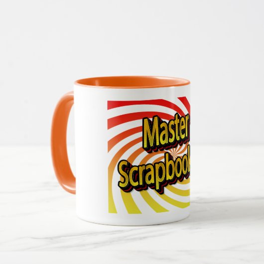 Mug “Maître de la création de scrapbooks” (Devant gauche)