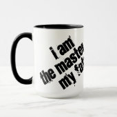 Mug Maître de ma Destin-Citation (Gauche)