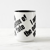 Mug Maître de ma Destin-Citation (Centre)