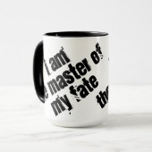 Mug Maître de ma Destin-Citation (Devant gauche)