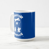 Mug Maître de Meeples Funny Gamer Puppet Slogan (Devant gauche)