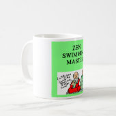 Mug maître de natation de zen (Devant gauche)
