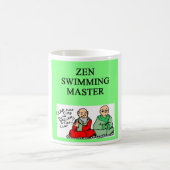 Mug maître de natation de zen (Centre)