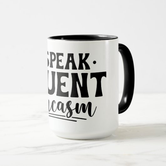 Mug Maître de Sarcasme (Devant droit)