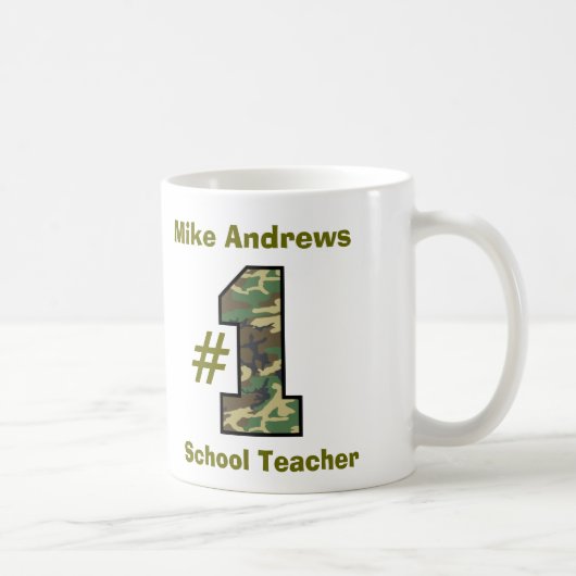 Mug Maître d'école ou toute spécialité V27 du numéro (Droite)