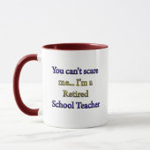 MUG MAÎTRE D'ÉCOLE RETRAITÉ (Gauche)