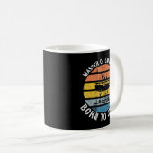 Mug Maître du barbecue Né pour Grill BBQ Grill (Devant droit)