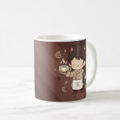 Mug Maître du café Expert en espresso Art (Devant droit)