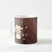 Mug Maître du café Expert en espresso Art (Devant gauche)
