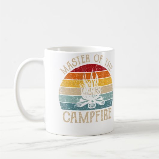 Mug Maître du campeur de feu de camp (Gauche)