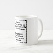 Mug Maître nageur de joute d'esprit (Devant droit)