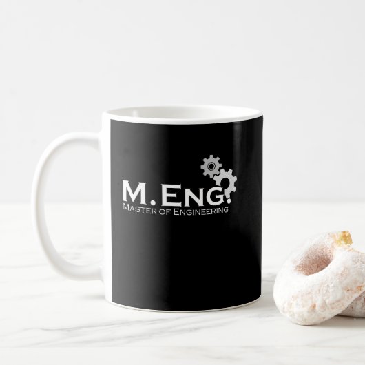 Mug Maître of Engineering Ingenieur M.Eng. Conclusion  (Avec donut)