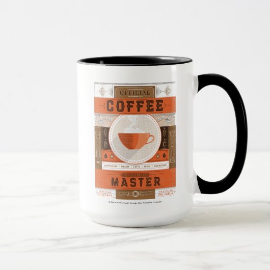Mug Maître officiel de la brasserie à café (Droite)