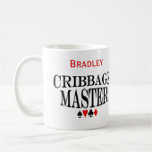 Mug Maître personnalisé de Cribbage (Gauche)