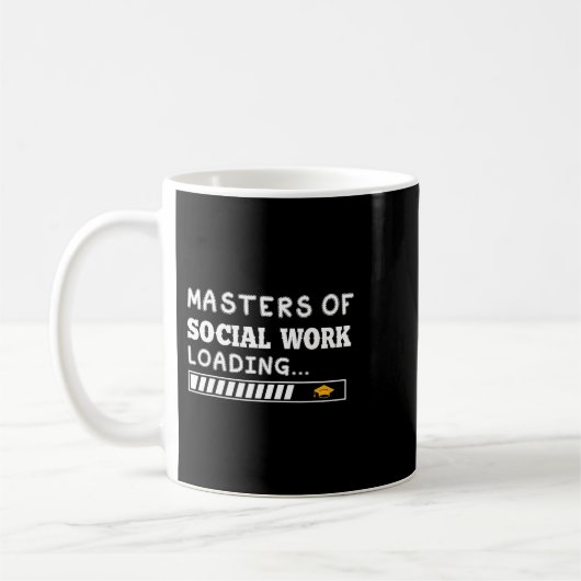 Mug Maîtres De Travail Social MSW Graduation Future So (Gauche)