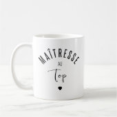 Mug Maitresse au top (Gauche)
