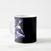 Mug Maîtresse Elvira De La Baignade Lunaire Sombre (Devant gauche)