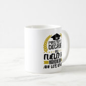 Mug Maîtrise Diplôme Cadeau de diplôme MSW MBA Wine Lo (Devant droit)