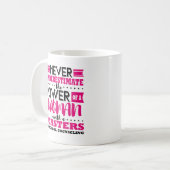 Mug Maîtrise en counseling scolaire Conseillère diplôm (Devant gauche)