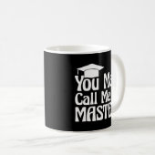 Mug Maîtrise Il Maîtrise Diplôme Pour Lui (Devant droit)