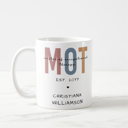 Mug Maîtrise sur mesure de MdT en ergothérapie (Gauche)
