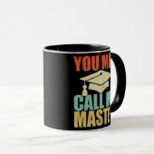 Mug Maîtrise vintage Dessins Pour Hommes Femmes MBA (Devant droit)