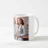 Mug Maîtriser les médias sociaux : succès de campagne (Devant droit)