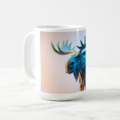 Mug Majesté du orignal bleu (Devant gauche)