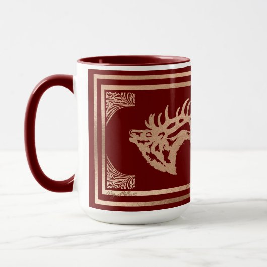 Mug Majestic Bull Elk (Gauche)