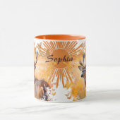 Mug Majestic Deer in a Field of Wildflowers (Centre)