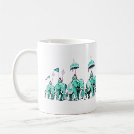 Mug Majestic Elephant Mandala (Gauche)
