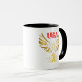 Mug Majestic Golden Eagle USA Emblem (Devant droit)