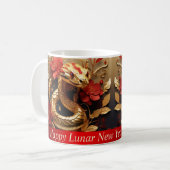 Mug Majestic Golden Snake Chinois Nouvel An Fouille (Devant gauche)