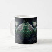 Mug Majestic Green & White Phoenix Bird (Devant gauche)