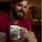 Mug Majestic Moose dans un camp paysager d'automne sué