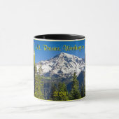 Mug Majestic Mt. Rainier, État de Washington, Souvenir (Centre)