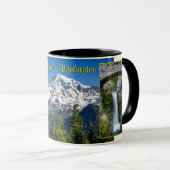 Mug Majestic Mt. Rainier, État de Washington, Souvenir (Devant droit)