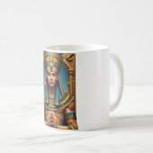 Mug Majestic Pharaoh Portrait: Golden & Blue Ancient E (Devant droit)