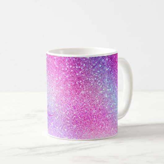 Mug Majestic rose violet Nebula Galaxy Parties scintil (Devant droit)