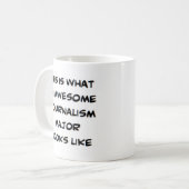 Mug majeur journalisme, génial (Devant gauche)