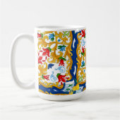 Mug Majólica, estilo siciliano, limones (Gauche)