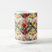 Mug Majolica, style sicilien, fleurs (Centre)
