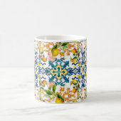 Mug Majolica, tuiles siciliennes, citrons agrumes  (Centre)