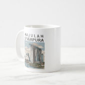 Mug Majulah Singapura (Devant gauche)