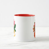 Mug Majuscule L monogramme floral (Centre)