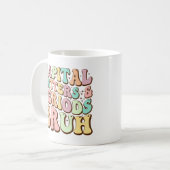 Mug Majuscules Lettres Et Périodes Bruh ELA Enseignant (Devant gauche)