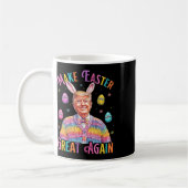 Mug Make Easter Great Again Funny Trump Bunny Spring H (Gauche)