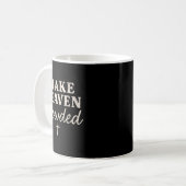 Mug Make Heaven Crowded Christian Jesus Faith Fall Tha (Devant gauche)