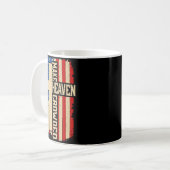 Mug Make Heaven Crowded On-back Patriotic Christian Cr (Devant gauche)