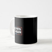 Mug Make Pets Safe Again Trump Harris Debate Eating Th (Devant gauche)